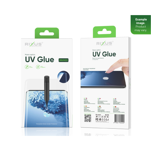 Rixus For Galaxy S23 Ultra UV Glue Liquid Glass