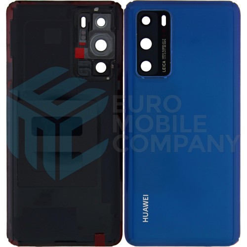 Huawei P40 (ANA-NX9) Back Cover Deep Sea Blue With Lens OEM