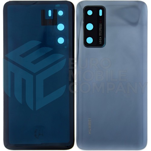 Huawei P40 (ANA-NX9) Battery Cover Silver Frost With Lens OEM