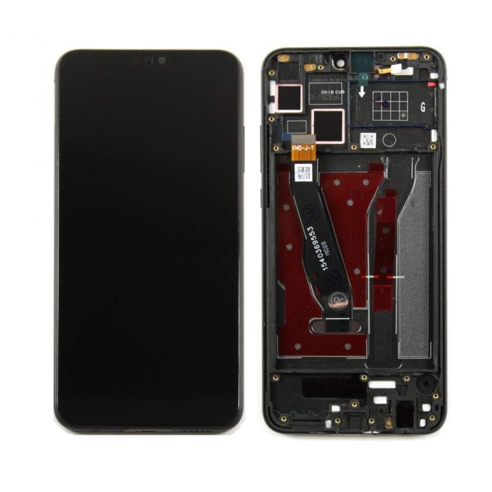 Honor 8X (JSN-L21) Display And Digitizer With Frame Black OEM