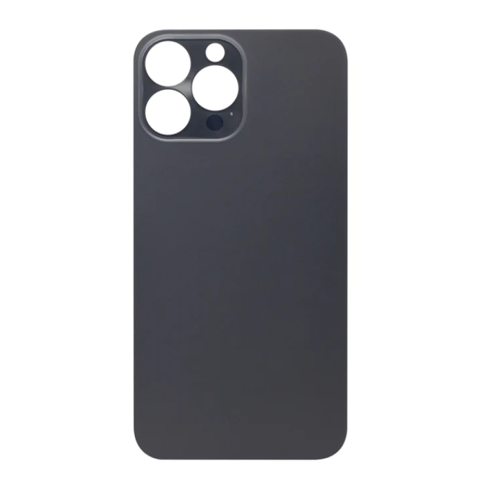 For iPhone 13 Pro Max Extra Glass Graphite Black (Enlarged Camera Frame) (excl. Logo)