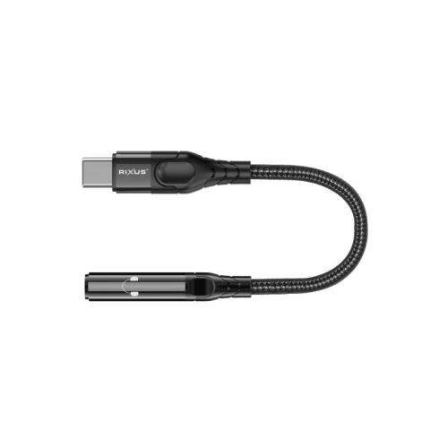 Rixus USB-C To 3.5mm Audio Adapter Female 10cm RXMU36C